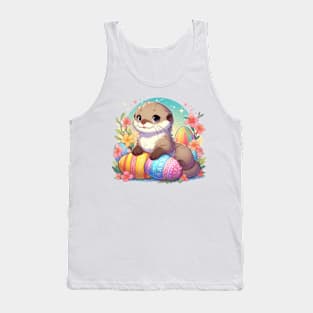 Otterly cute Easter otter Tank Top